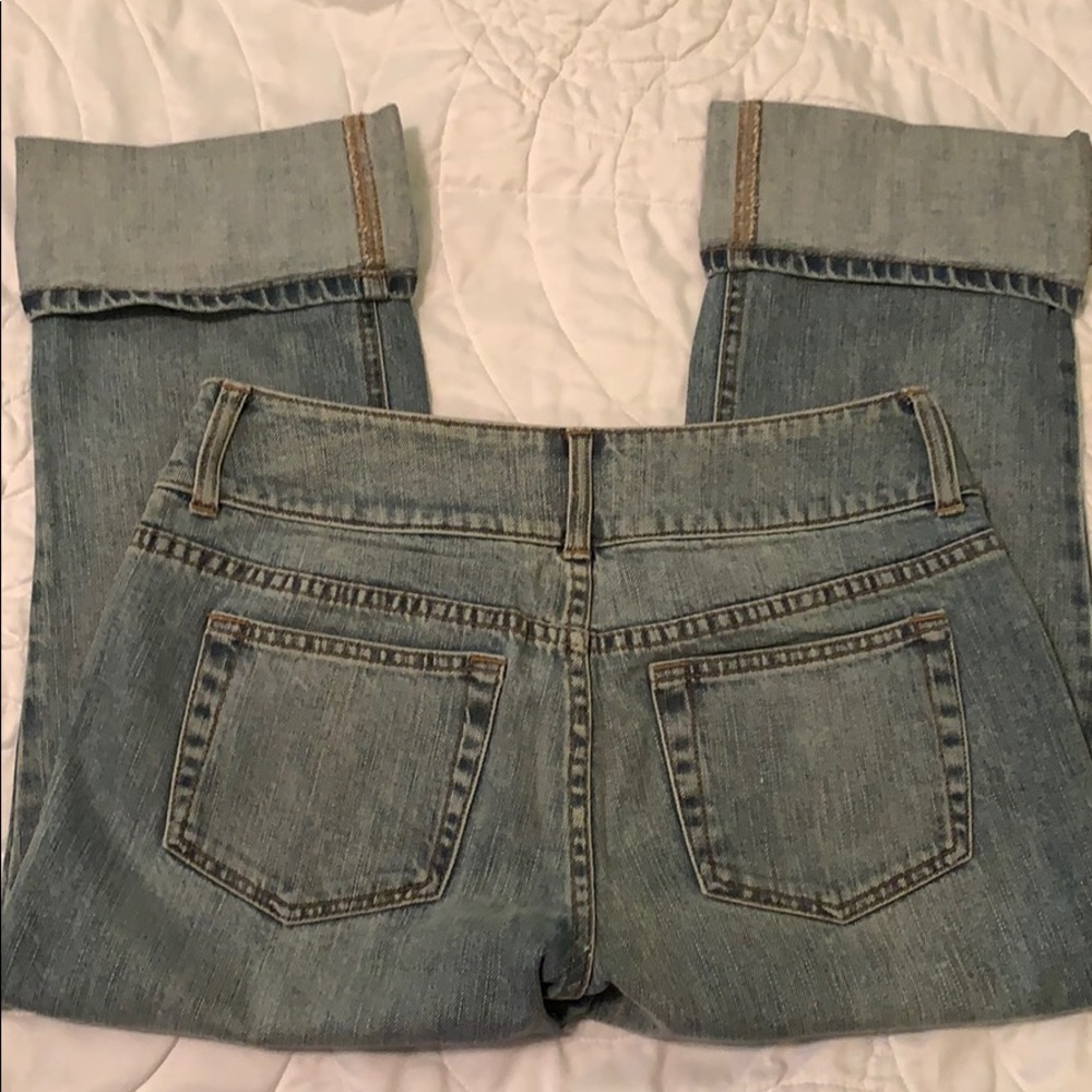 Size 4 Double Button Jean Capris - image 3